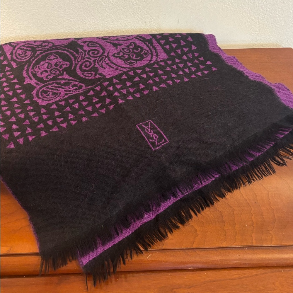 YSL Vintage Wool Scarf